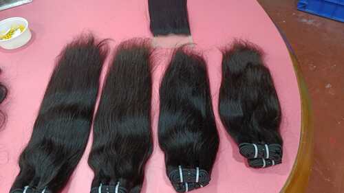 Unprocessed Natural Single donor Raw Human Hair extensions