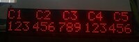 Wireless Five Counter Led - Standard Size, Red Led Light | Text & Number Display For Hospital And Hotel Applications