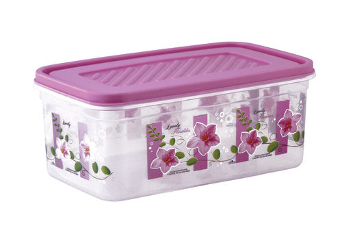 Plastic Household Bread Box Small Printed