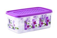 Plastic Household Bread Box Small Printed - Plastic, Small Size, Multi Cavity, All Colors Available | Versatile Design For Every Kitchen