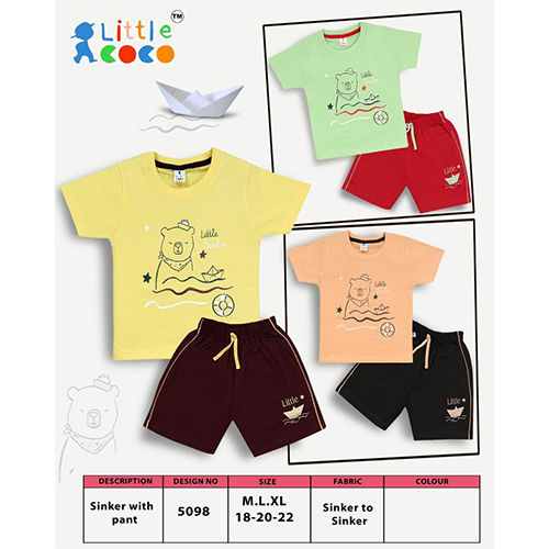 5098 HALF TO HALF KIDS CLOTH SET