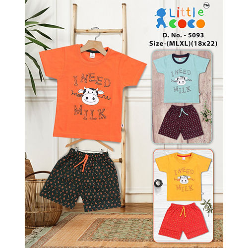 5093 HALF TO HALF KIDS CLOTH SET