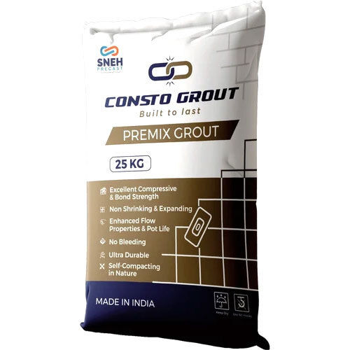 White 25 Kg Premix Tiles Grouting Chemical