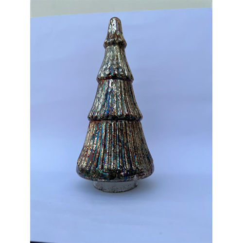 Decorative glass Christmas tree