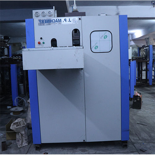 White/blue Four Cavity Pet Blow Moulding Machine