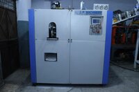 Man Feed Pet Blow Moulding Machine - Color: White/blue