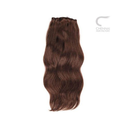 Beaded Weft Straight Hair Extensions
