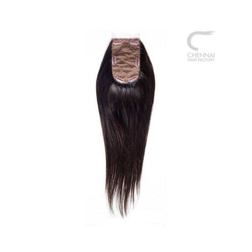Clip On Closure Straight Remy Hair Extensions