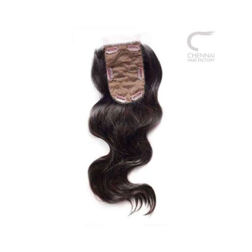 Clip On Closure Wavy Hair Extensions