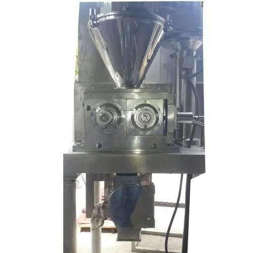 Silver Polished Roll Compactor Machine