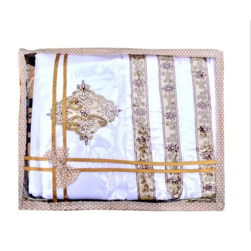 Transparent Ribbon Lace Pvc Saree Packaging Bag