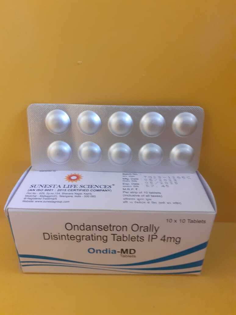 Ondenstron 4mg orally disintegrating tablets