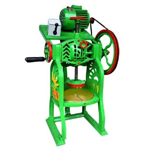 Round Green Color 18 Kilogram Weight Mild Steel Material Ice Gola Machine