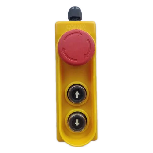 Yellow Mini Hoist Remote Single Phase Push Button