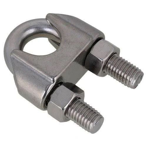 Silver Stainless Steel Wire Rope U Clamp