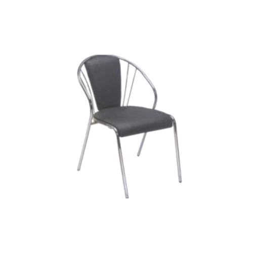 CT-716 Restaurant Chair - High-Quality Leather, Steel Frame, Black Color | Eco-Friendly, Scratch-Resistant, Antibacterial, Hygienic, Easy to Clean
