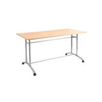 Ct-731 Cafe Table - Stainless Steel, 120x60x75 Cm, Golden Brown | Antibacterial, Easy To Clean, Eco-friendly, Rust-proof, Moisture-proof