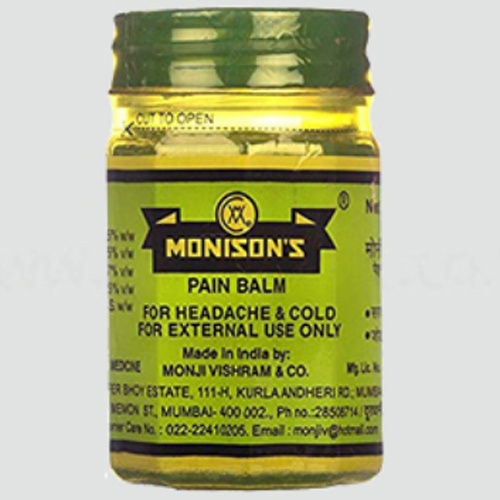 Monison Pain Balm Age Group: Suitable For All Ages