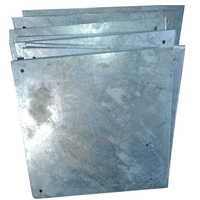 Gi Earthing Plate - Silver Finish, 15 Kg Weight, Industrial Application, Custom Dimensions Available, Warranty Included