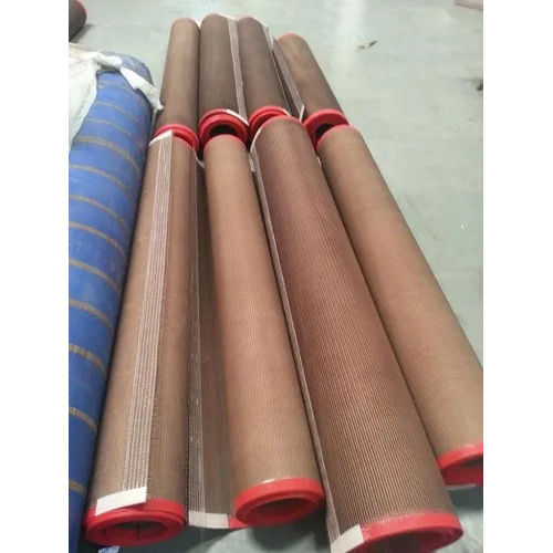 Brown Ptfe Teflon Mesh Belt