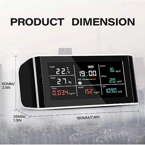 Portable Multi Function Air Quality Monitor