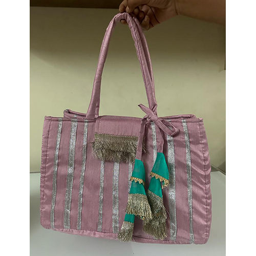 Different Available Light Pink Silk Bag