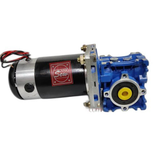 Electric PMDC Worm Geared Motor