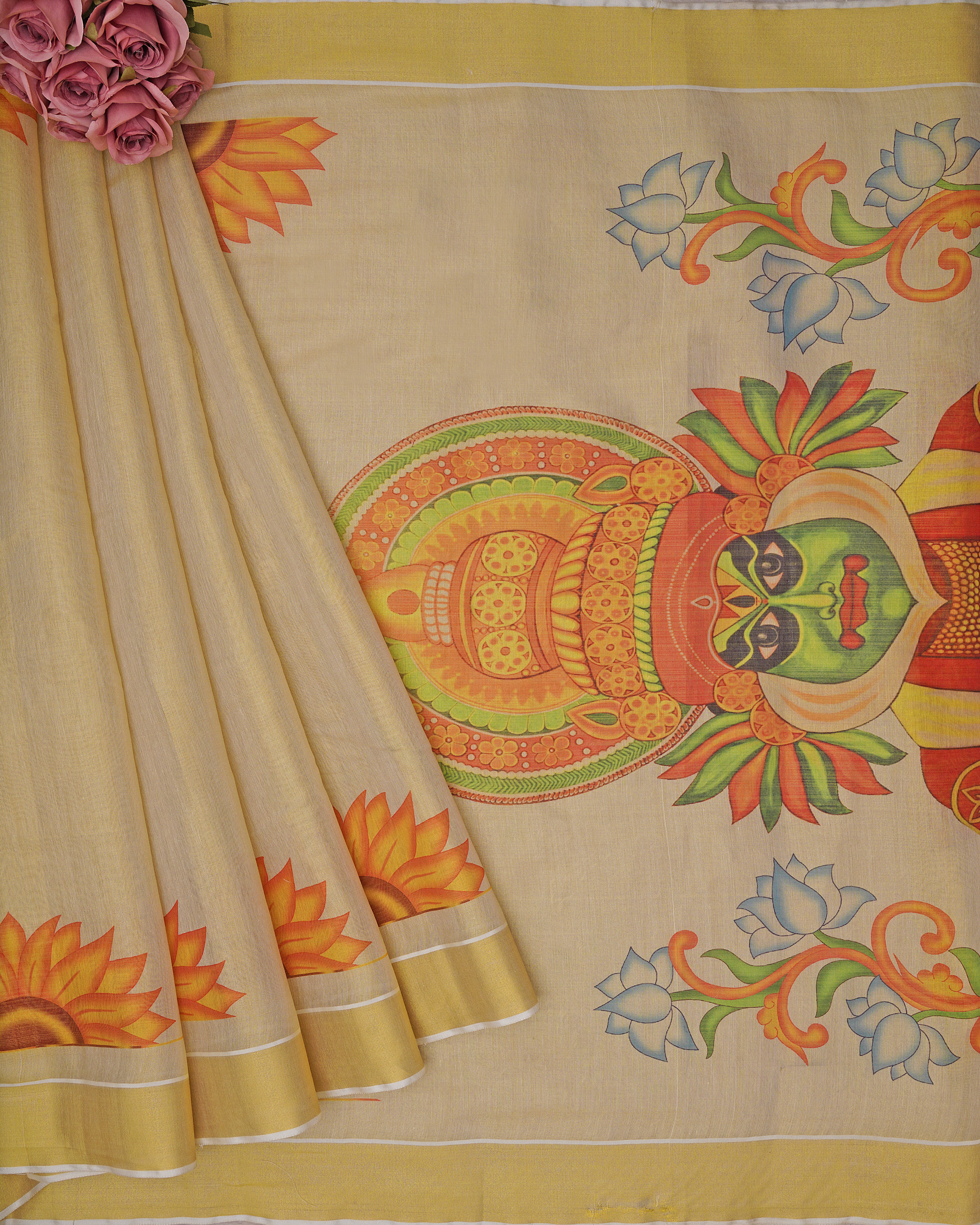 Kerala Tissue Fabric Saree