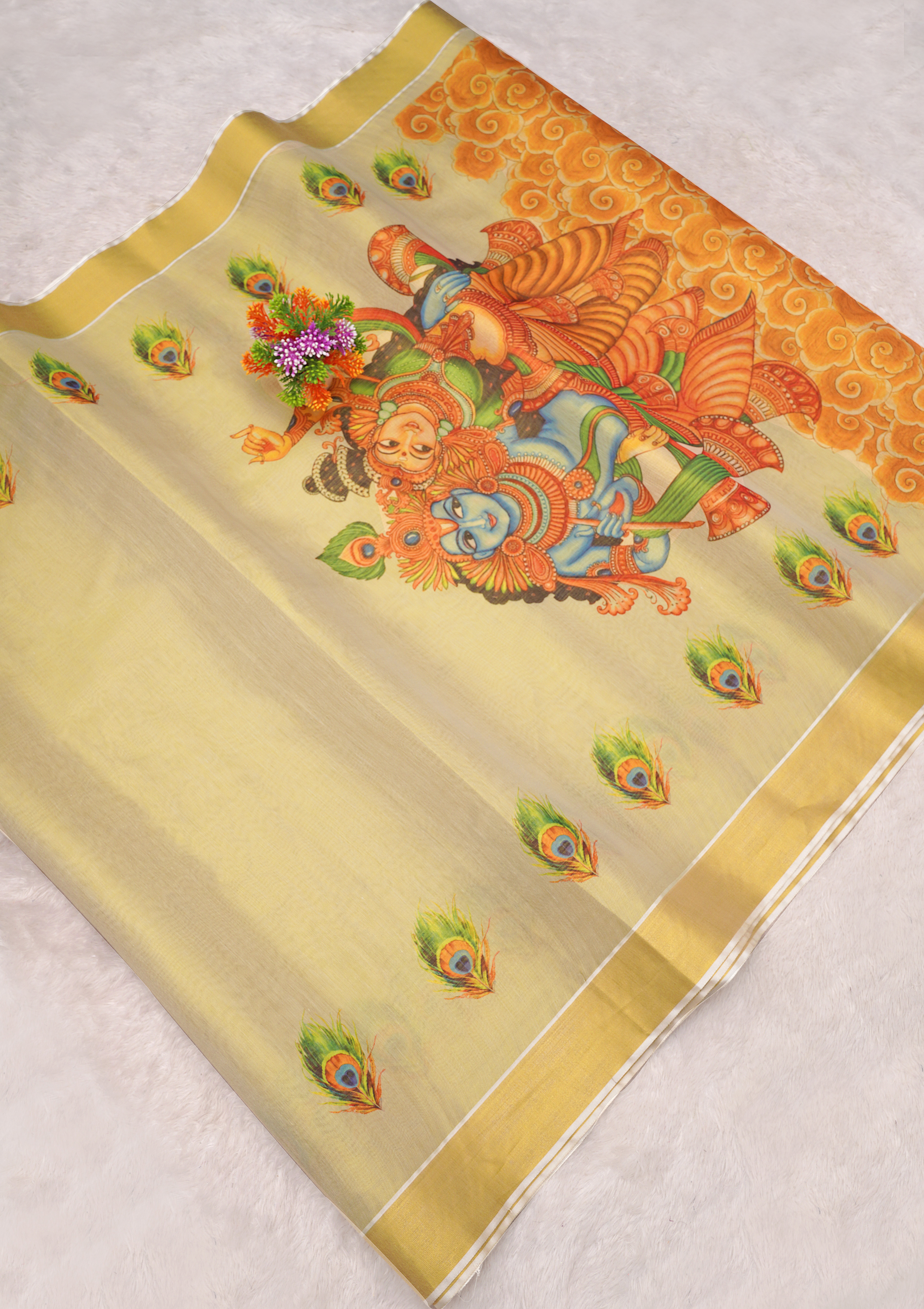 Kerala Tissue Fabric Saree