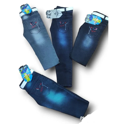 Knitted Boys Jeans - Color: Blue