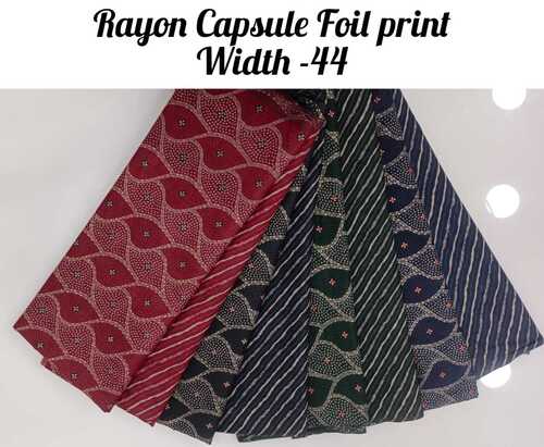 RAYON CAPSULE FOIL PRINT