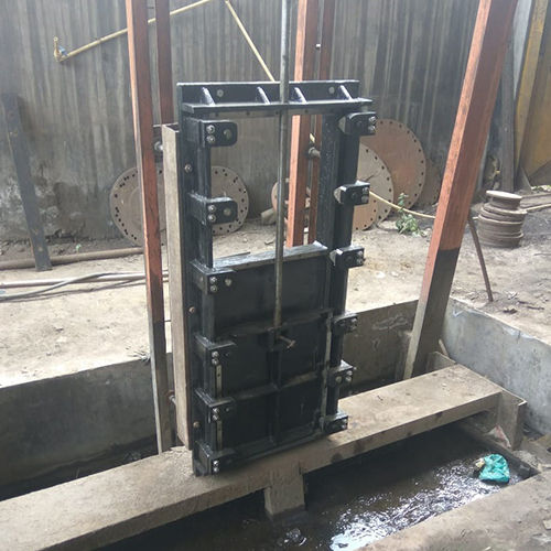 600 X 600mm Single Frame Double Opening Sluice Gate