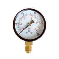 Silver Ms Body Pressure Gauge