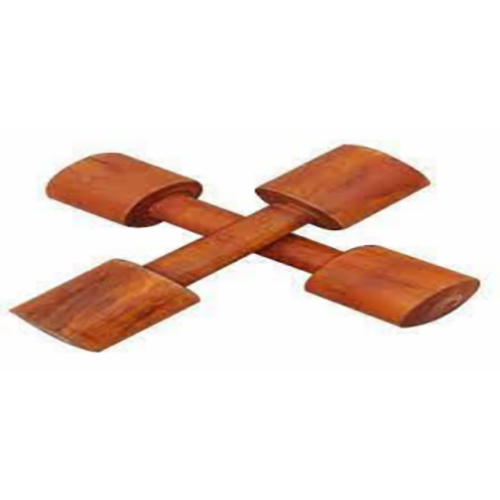 Wooden dumbbell Square (chapta)