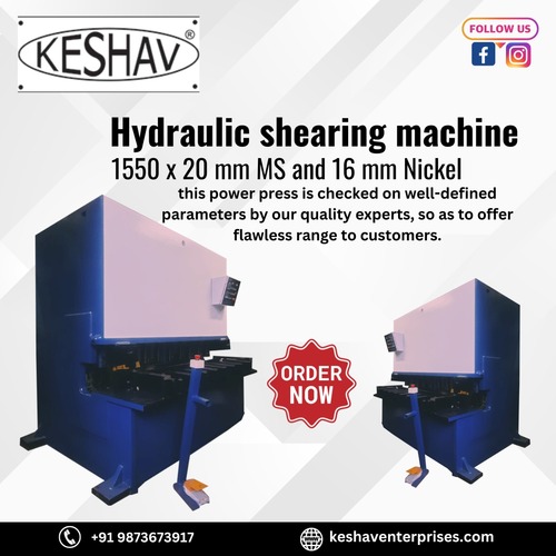 Hydraulic Shearing Machine 1550 X 20 mm MS
