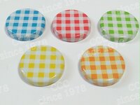 43mm Checkered print Lug Cap