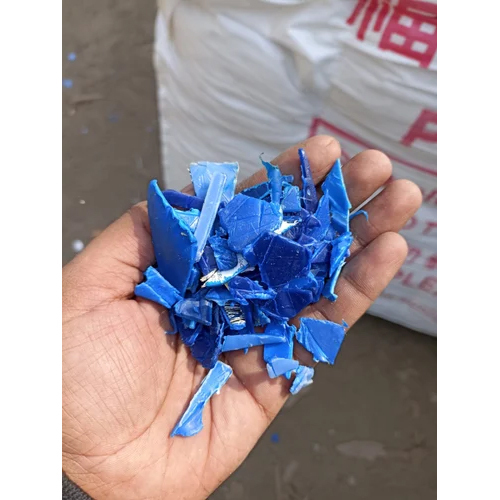 Blue HDPE Drum Regrind Scrap