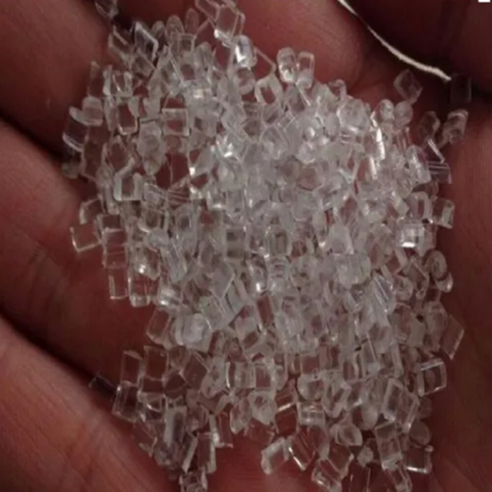 Transparent PMMA Acrylic Granules - 25kg Pack Size, 100% Purity for Injection Moulding Applications | Granules Form, Suitable for Plastic Industry