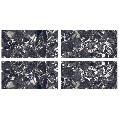 600 X 1200 MM Arkos Black Super High Gloss GVT-PGVT Tiles