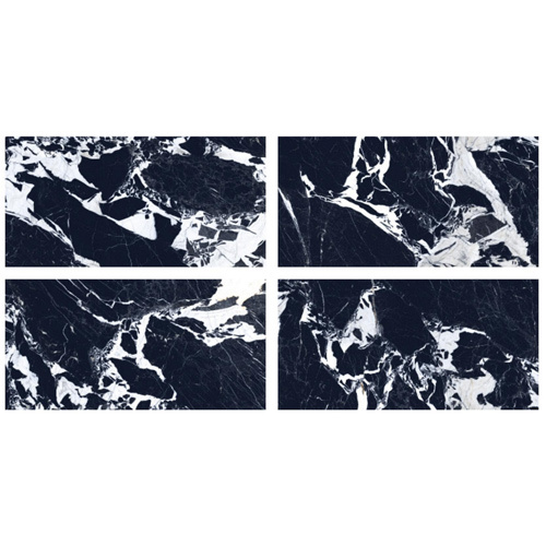 600 X 1200 MM Belgium Black Super High Gloss GVT-PGVT Tiles
