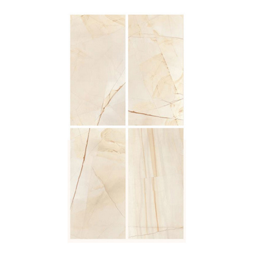 600 X 1200 MM Melina Crema Glossy GVT-PGVT Tiles