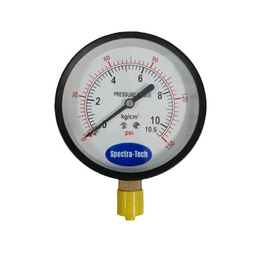 Polished Commercial Pressure Gauge