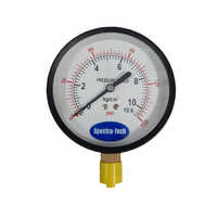 Commercial Pressure Gauge - Customized Size, Stainless Steel Design | Polished Finishing, First Class Grade For Industrial Usage