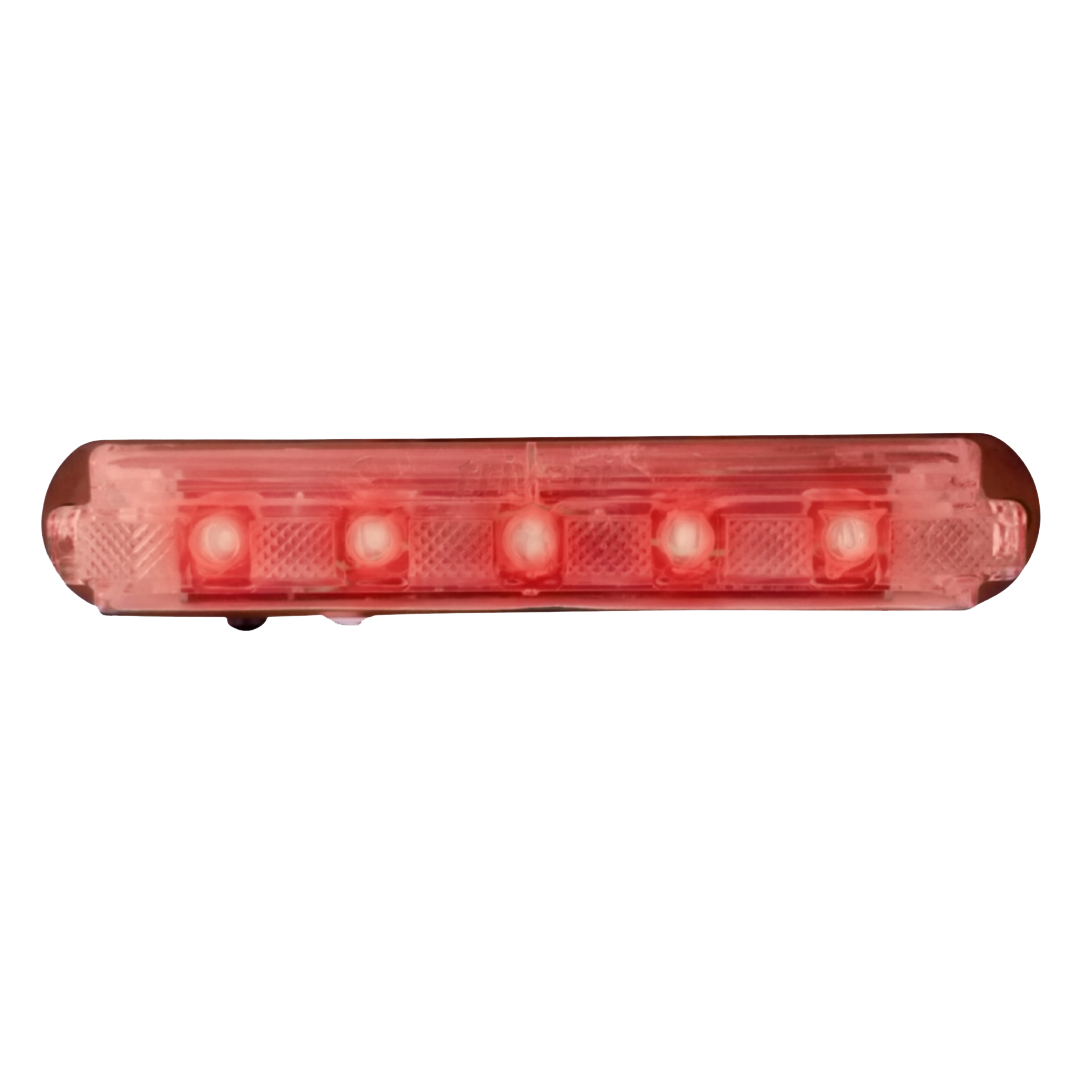 Solar Red Flag Light For Police Bike
