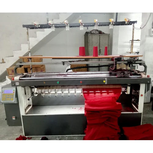 Semi-Computerized Rib Knitting Machine Application: Collar