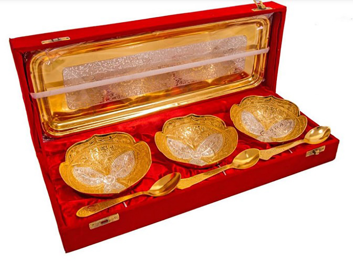 SILVER FOUR BOWL SET