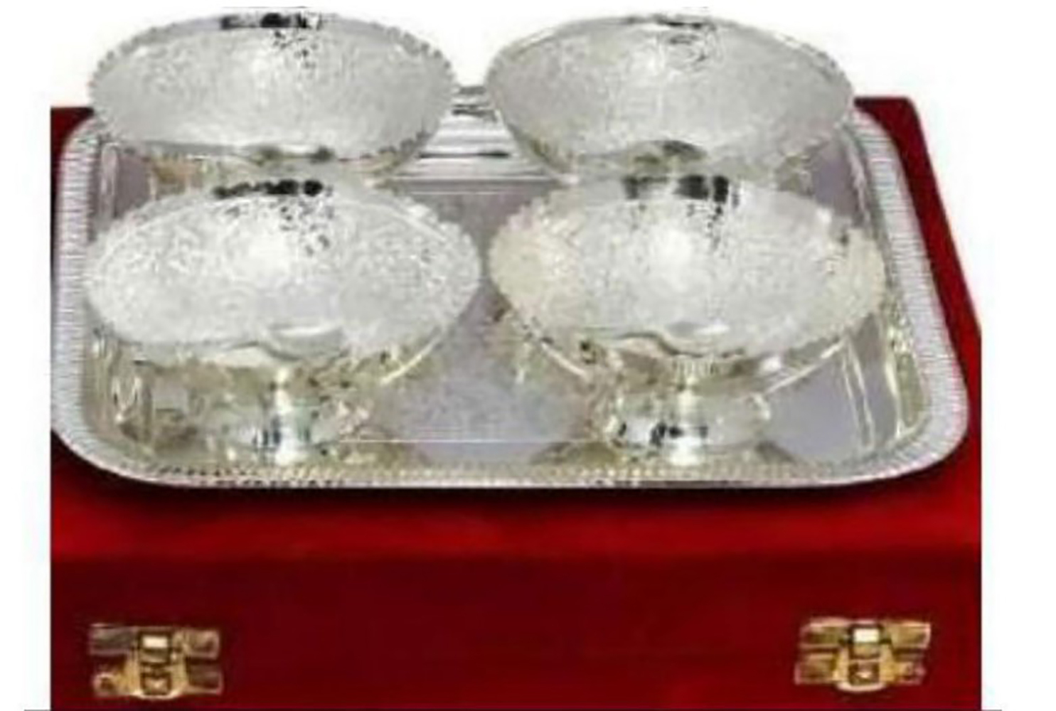 SILVER FOUR BOWL SET