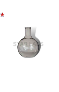 Conical Flask Borosilicate Glass - 5ml, Heavy Duty Borosilicate 3.3 Glass, Transparent, Flat Bottom With Beaded Rim For Laboratory Use