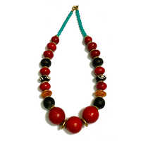 Different Available Red Beads Necklace