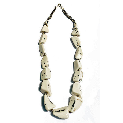 White Uncut Necklace - Beads Colour: Different Available